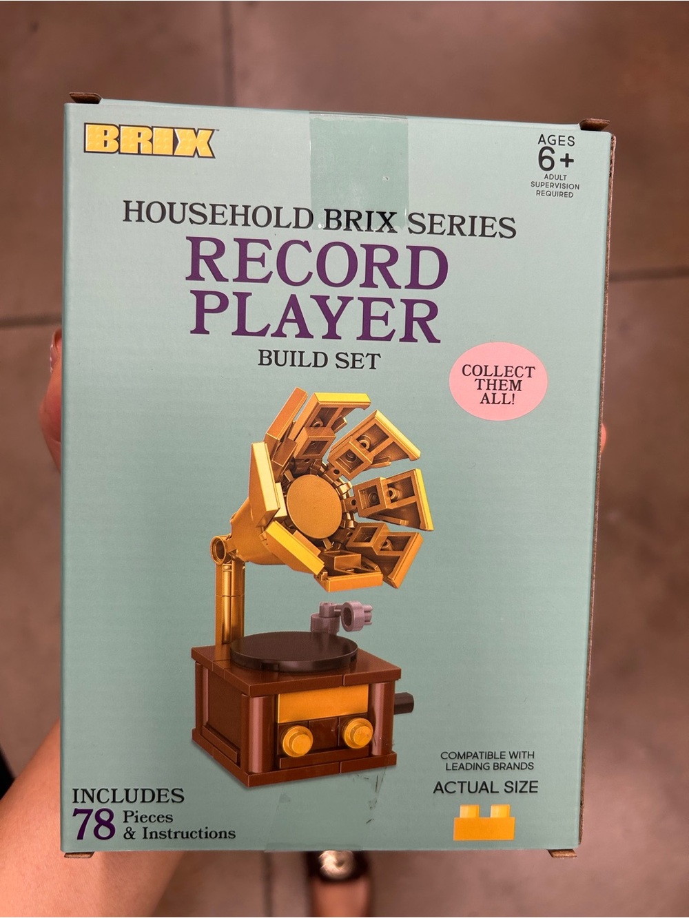 NWT Record Player Building Set - Picture 2 of 2